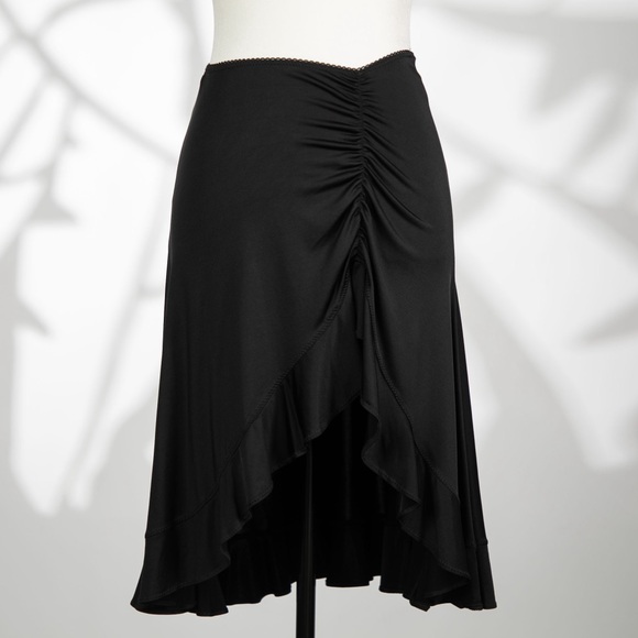 Sexy Ruffle Skirt with Front Slits | Size: XS | Excellent Condition - Picture 1 of 6